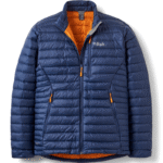 Microlight Kaz Tüyü Dolgulu Ceket Koyu Lacivert