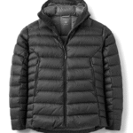 Electron Pro Kapüşonlu Kaz Tüyü Dolgulu Ceket Siyah